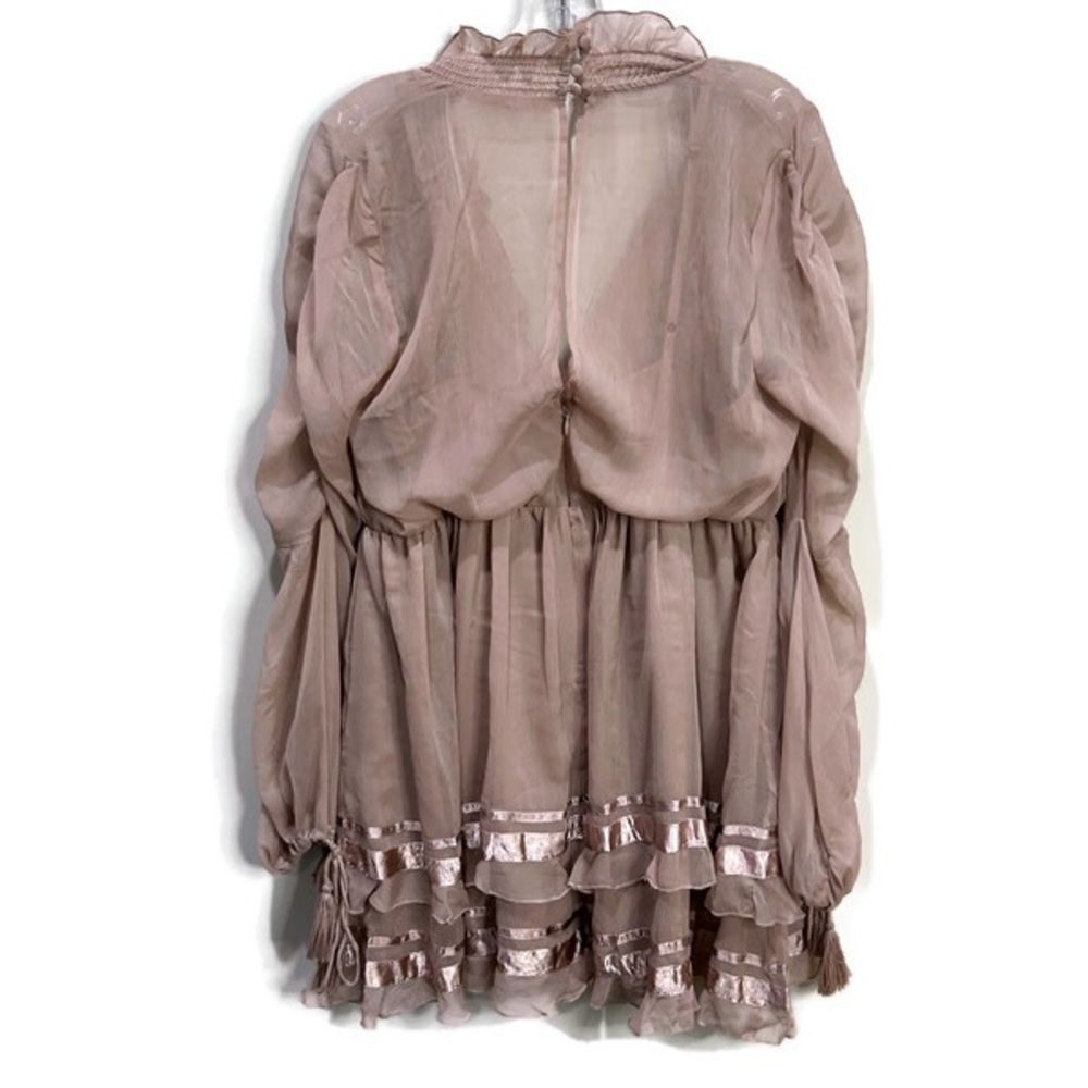 ASOS Whimsy Fairy Miss Selfridge Ruffle Ribbon Dress - Picture 3 of 7